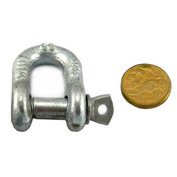 D Shackle Galvanised 1 Tonne, Melbourne Australia