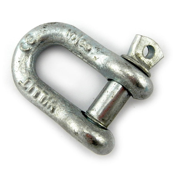 D Shackle Galvanised 1 Tonne, Melbourne Australia