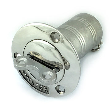 Deck Water Nozzle - Stainless Steel - 38mm. Melbourne Australia.
