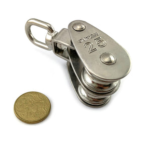 Stainless steel pulley size 25mm. Melbourne Australia.