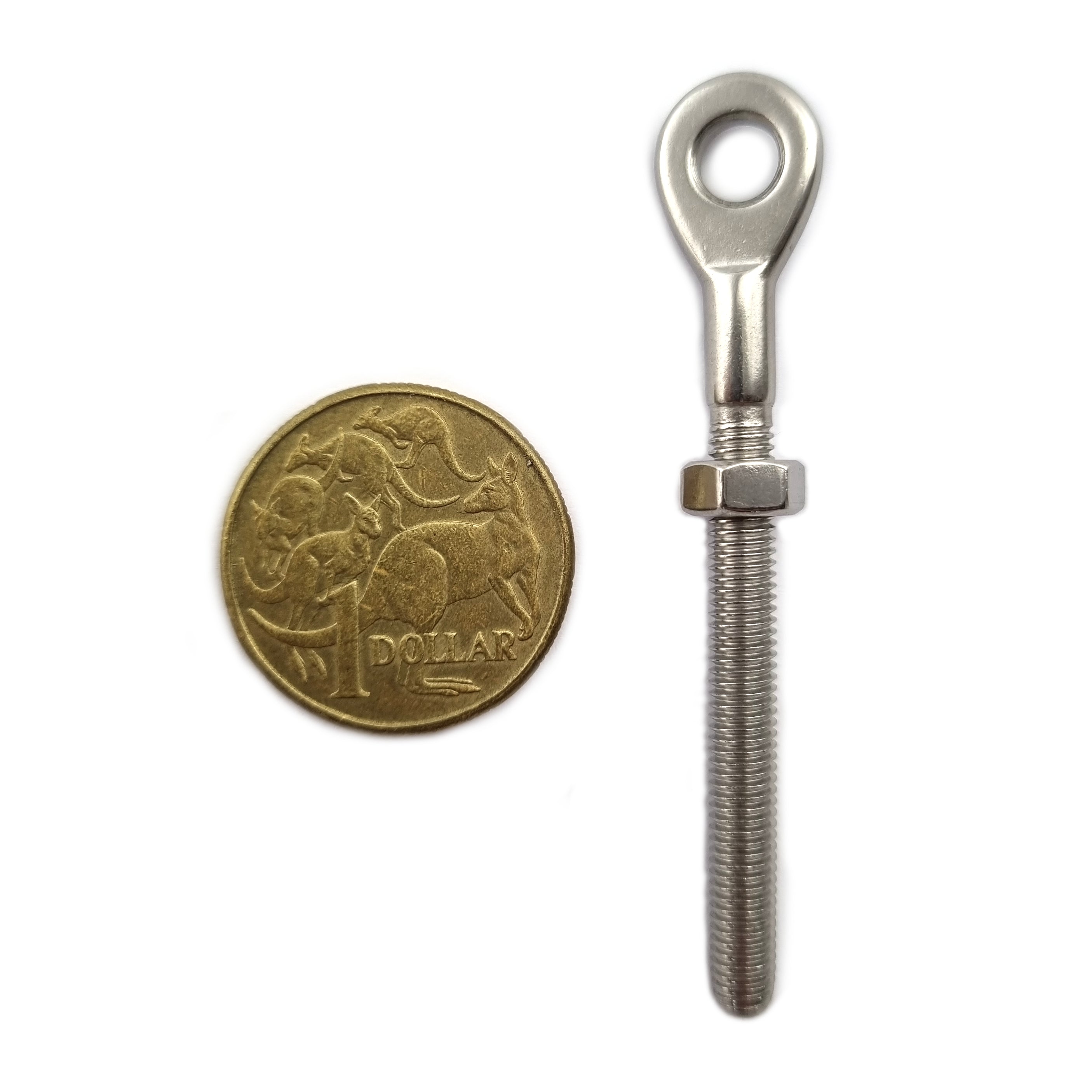 5mm Eye Terminal Stainless Steel Threaded. Australia | Chain.com.au
