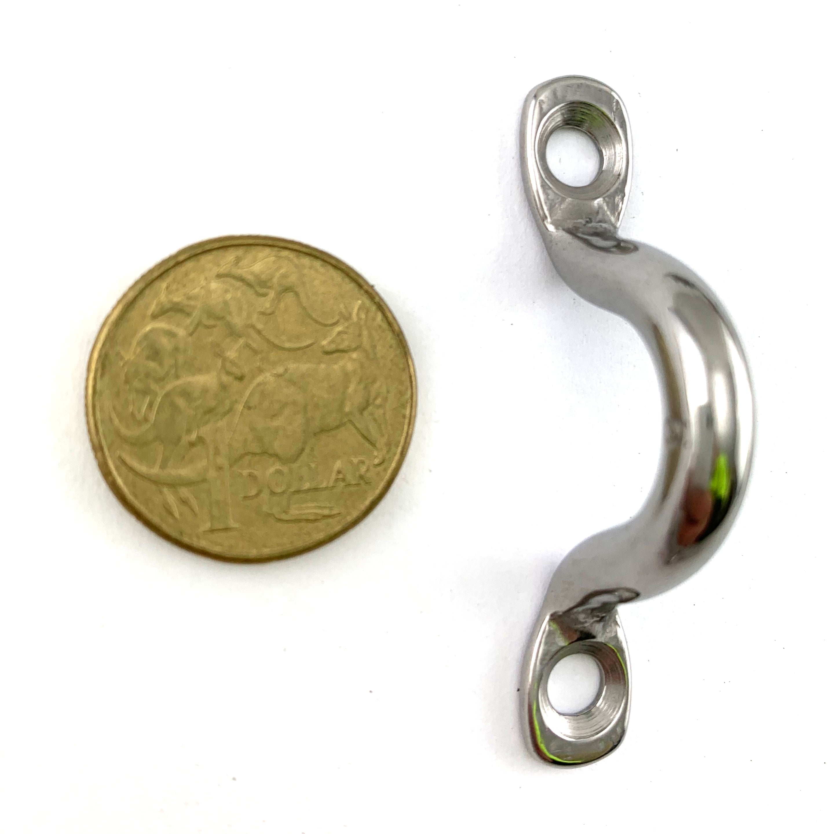 Eye Strap in Stainless Steel, Size: 6mm. Australia. | Chain.com.au
