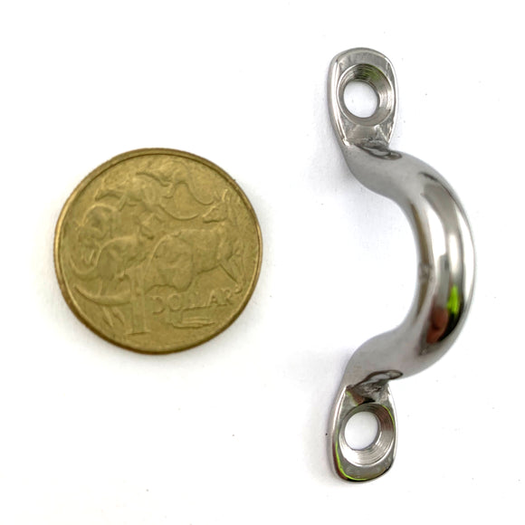 Stainless steel eye strap, size 6mm. Melbourne, Australia