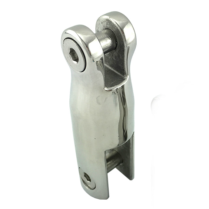 Fixed anchor connector, size: 90mm in marine grade type 316 stainless steel. Melbourne and Australia wide.