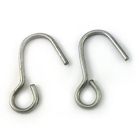 Australian made galvanised wire G Hooks packaged in bags of 100.