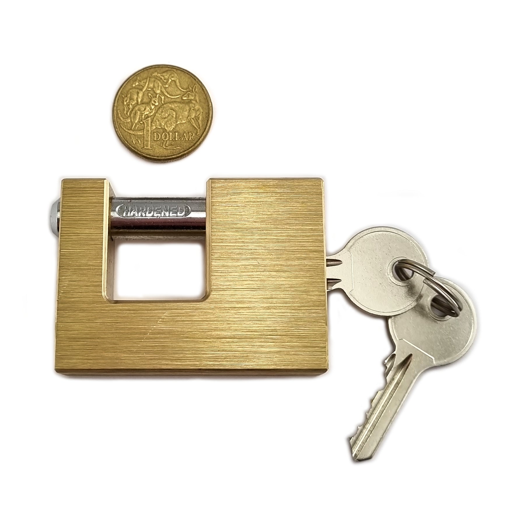 High-Security Monoblock Padlock. Shackle size: 12mm. Australia wide delivery.