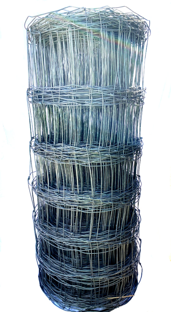Hinge Joint Wire Mesh - Galvanised - 900mm high x 200m. Melbourne, Australia.