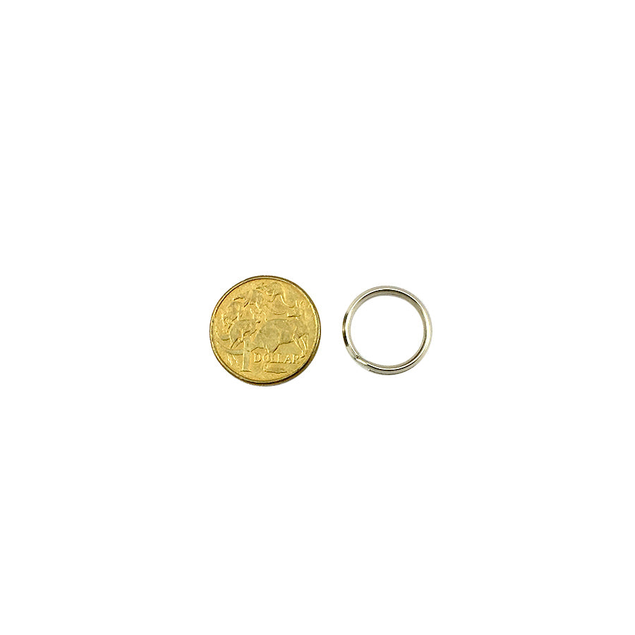 Key Ring - Nickel - 20mm - Qty 100. Melbourne Australia