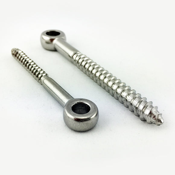 Eye Terminal Stainless Steel Timber Thread size 8mm. Melbourne Australia.