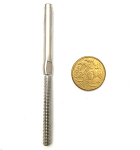 Lag Swage - Metal Thread - 3mm. Stainless steel. Melbourne Australia.