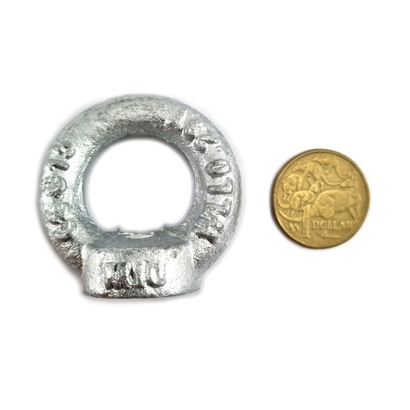 Galvanised lifting nut, size 10mm. Australia wide shipping. Shop hardware online chain.com.au.