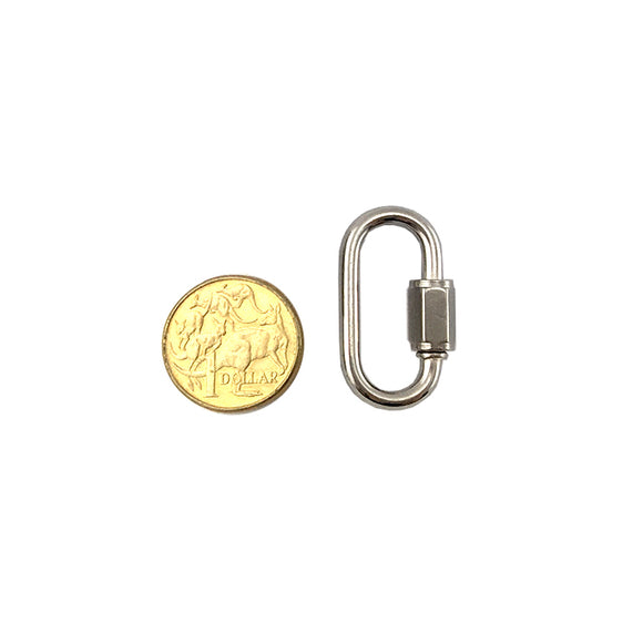 Quick Link in Stainless Steel Type 316 size 3.5mm. Melbourne Australia