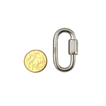 Quick Link in Stainless Steel Type 316, size 5mm. Melbourne Australia.