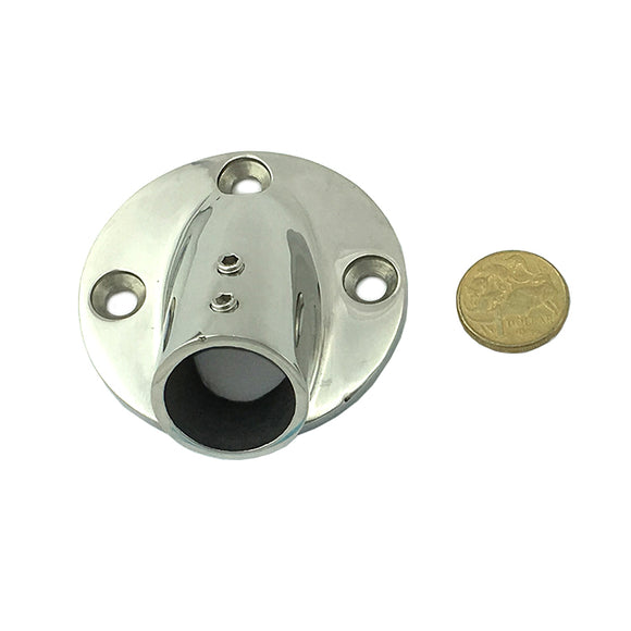 Rail Fittings - Rail Base Round - 25 degree. Melbourne Australia