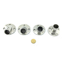 Rail Fittings - Rail Base Round range. Melbourne and Australia wide.