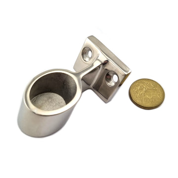 Inverted End Stanchion, in marine grade stainless steel, size 25mm. Shop balustrade & rail fittings via chain.com.au