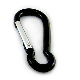 Aluminium Snap Hook in Black, size 5mm, untested. Melbourne, Australia