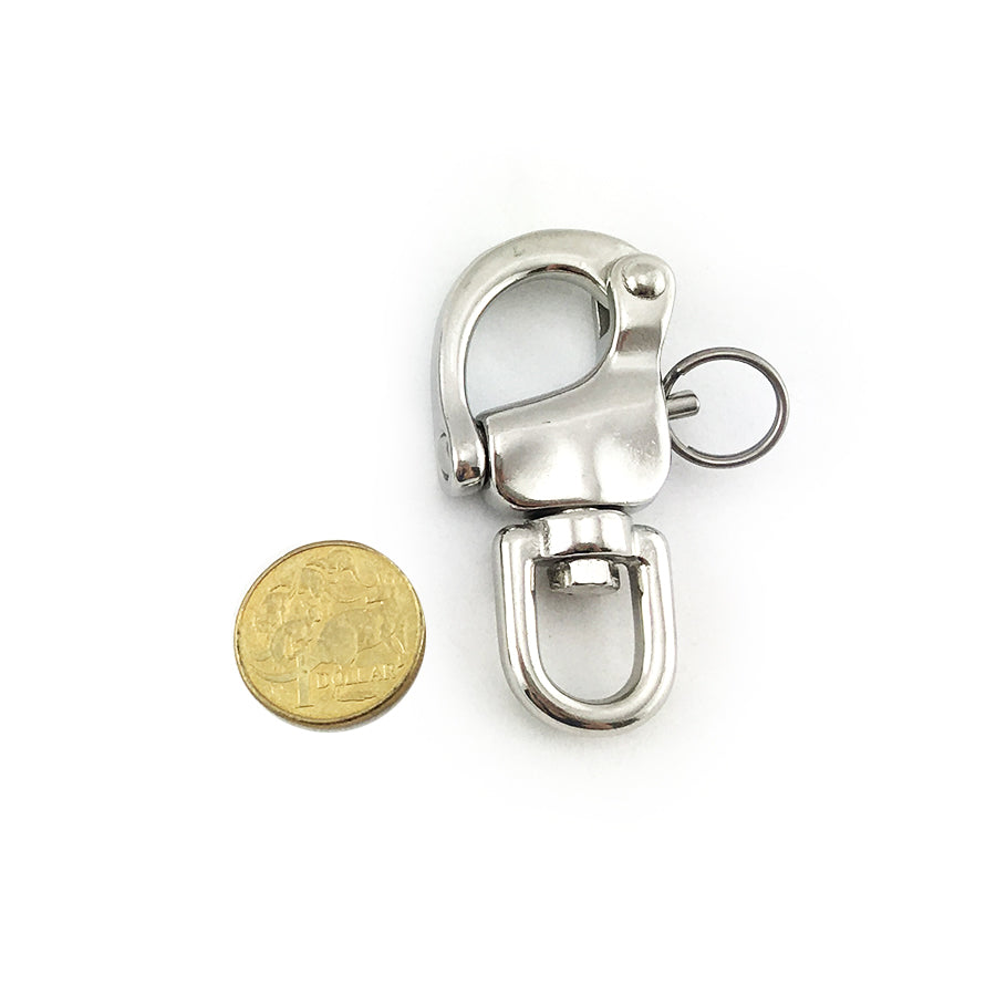 Snap Shackle - Stainless Steel - 12mm. Melbourne, Australia.