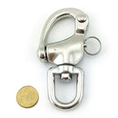 Premium quality snap shackle, size 22mm in marine grade stainless steel type 316. Melbourne, Australia