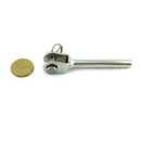 Swage stud fork, size 5mm in type 316 marine grade stainless steel. Australia wide shipping. Shop hardware online at chain.com.au.