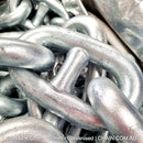 32mm Galvanised Stud Link Chain. Extra large chain. Australia wide shipping and Melbourne pick-up.
