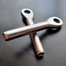 Swage stud eye size 6mm in type 316 marine grade stainless steel. Melbourne, Australia. Shop hardware online. Shipping Australia wide.