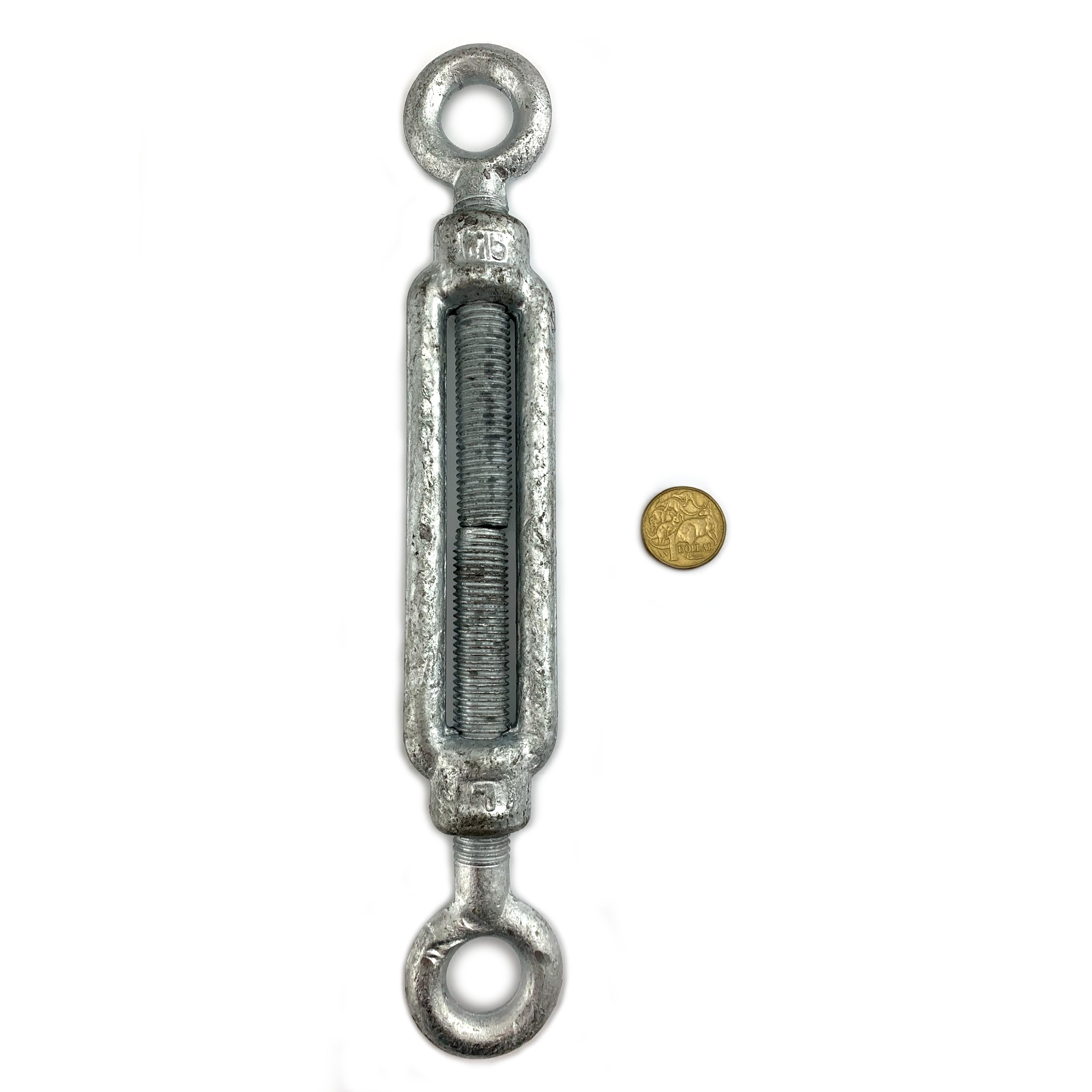 16mm Eye-Eye Turnbuckle Galvanised. Shop hardware online chain.com.au. Australia wide delivery & Melbourne click & collect.