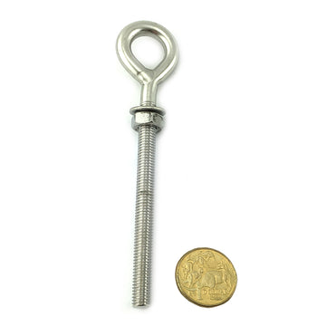Welded Eye Bolt - Stainless Steel - 8mm. Melbourne, Australia