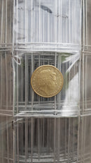 Galvanised welded wire mesh with 50mm square opening,1.25mm wire, 900mm high. Roll length 30 metres. Melbourne, Australia.