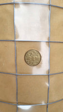 Galvanised welded wire mesh with 50mm square opening,1.25mm wire, 900mm high. Roll length 30 metres. Melbourne, Australia.
