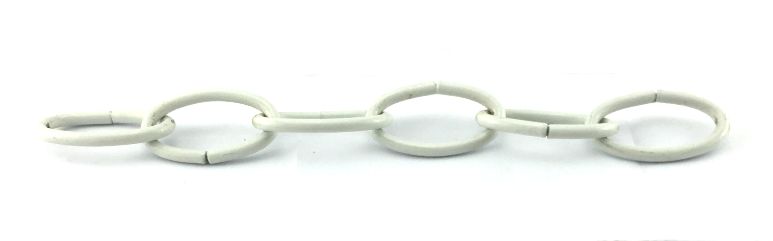 decorative lighting chain 3.8mm white plated. Order chain by the metre. Australia