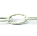 White Lighting Chain, size: 3.8mm. Commercial grade. Chain by the metre & bulk buy. Factory direct prices. Australia wide shipping from Melbourne. Shop: chain.com.au