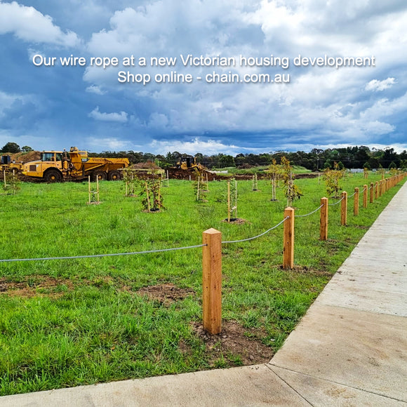 Wire rope (wire cord / wire cable) Galvanised or Stainless Steel by Chain.com.au. Shop online, Australia wide delivery.