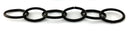 Black Lighting Chain, size: 3.8mm. Commercial grade. Chain by the metre & bulk buy. Factory direct prices. Australia wide shipping from Melbourne. Shop: chain.com.au