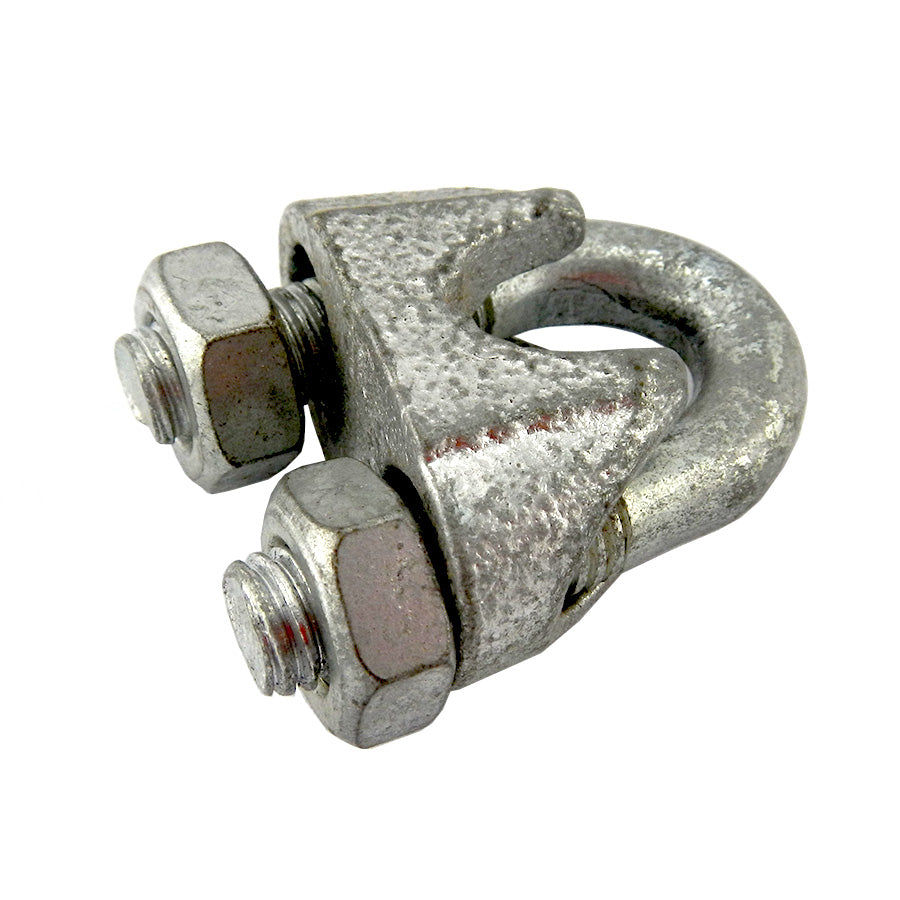 Cable clamp galvanised. Delivery Australia wide. Chain.com.au
