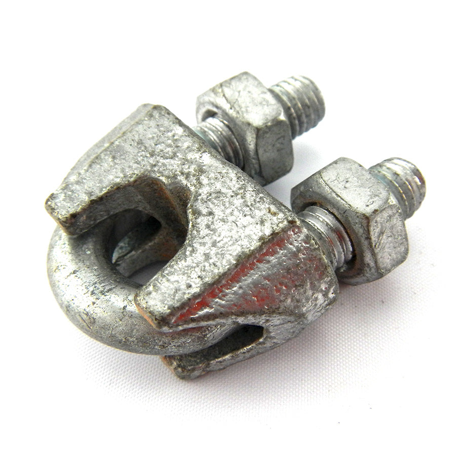 Galvanised cable clamps, Australia wide delivery from Melbourne. Chain.com.au