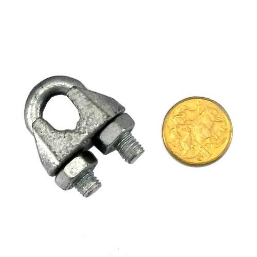 Galvanised cable clamp, size 10mm Australia