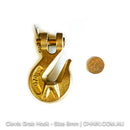 Clevis Grab Hook forged steel with a zinc passivated finish. Size: 8mm. Australia shipping. Shop lifting, rigging and load restraint products online at chain.com.au