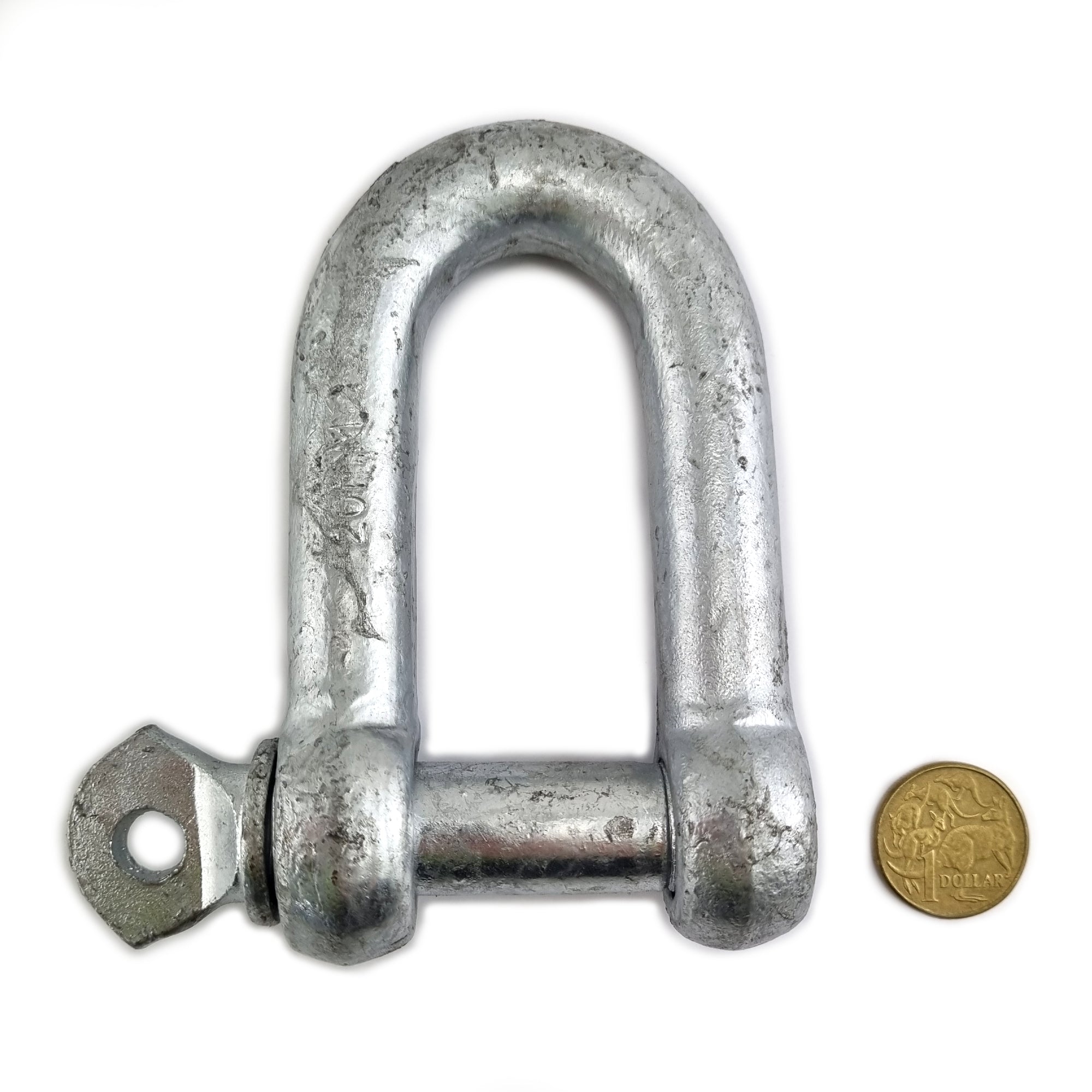 20mm Galvanised D Shackle. Shop D-Shackles and Hardware online at factory direct prices. Shipping Australia wide or Melbourne pick-up