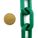 8mm Dark Green plastic chain UV stabilised. Qty 30m. Chain, Australia