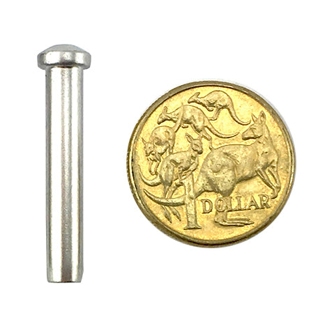 dome swage nuts made of Marine grade type 316 Stainless Steel, size 3mm. Melbourne Australia.