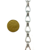 Double Jack Chain - Galvanised - 1.6mm - By The Metre. Australian made