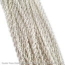 Double Trace Chain - Silver Plated. Size: 0.3mm x 25m. Shop jewellery chain online. Australia wide shipping. Chain.com.au