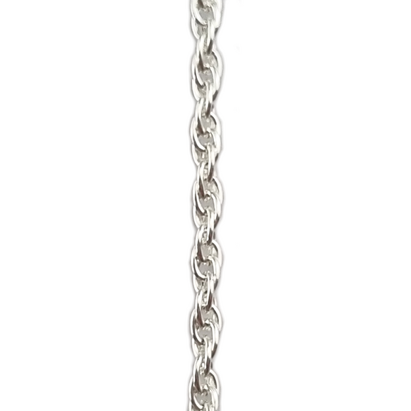 Double Trace Chain - Silver Plated - qty: 25-metres. Shop jewellery chain online. Australia wide shipping. Chain.com.au