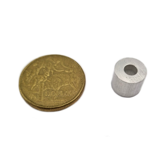 4mm aluminium end stop. Also known as swage stop or ferrule stop. Shop balustrade online chain.com.au