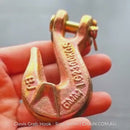 Clevis Grab Hook forged steel with a zinc passivated finish. Size: 6mm. Australia shipping. Shop lifting, rigging and load restraint products online at chain.com.au