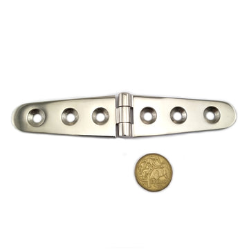 Flat Hinge, Stainless Steel, size: 152mm x 30mm. Shop hardware chain.com.au
