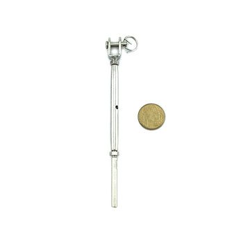 Stainless Steel Jaw to Swage Turnbuckle - 5mm x 3mm. Melbourne Australia wide delivery.