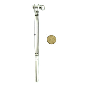 Stainless Steel Jaw Swage Turnbuckle - 8mm x 3mm. Melbourne Australia
