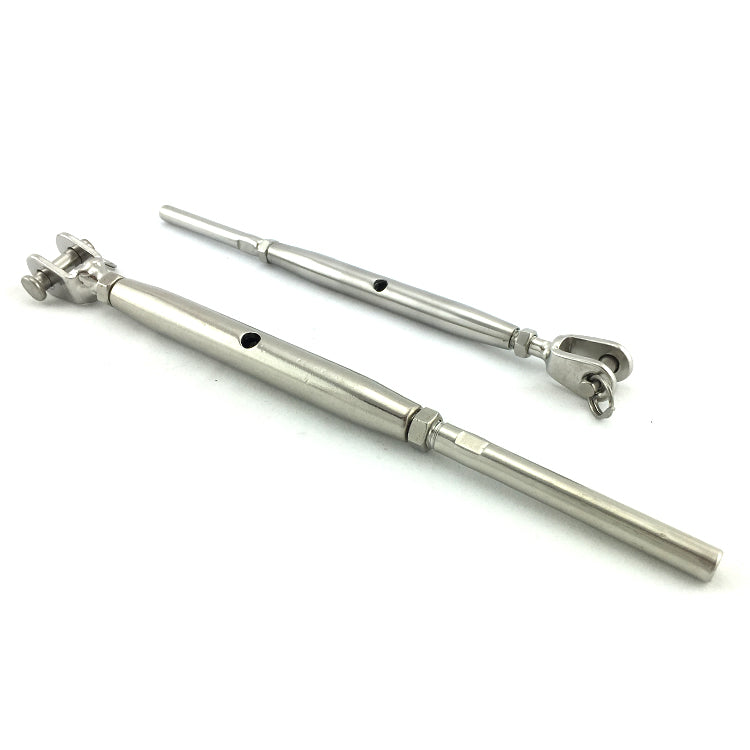 Stainless Steel Jaw Swage Turnbuckles, 5mm, 6mm and 8mm. Melbourne Australia